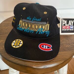 Vintage CCM Snapback Boston Gardens final game commemorative hat